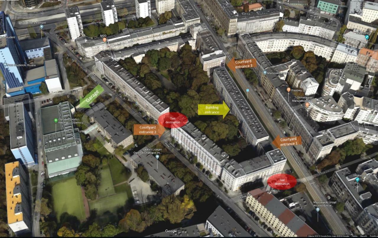 Milotu - Apartament Marszalkowski Warschau Exterior foto